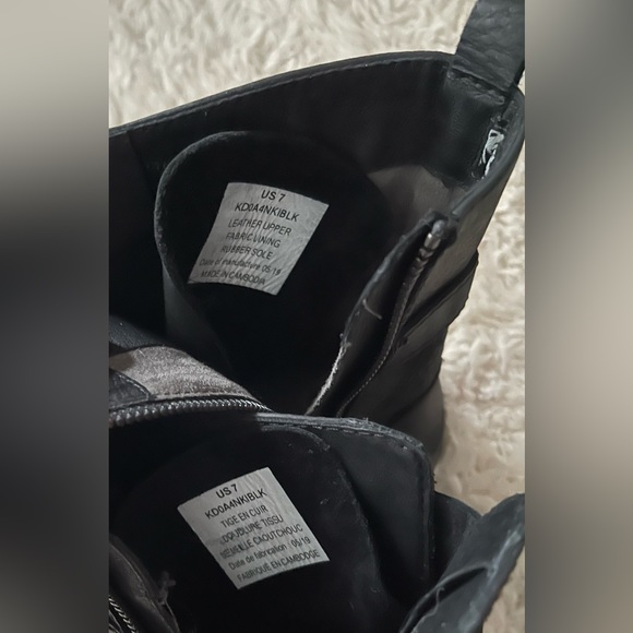 Kodiak Black Leather Callwood Waterproof Cuff Boots Size 7 - Picture 14 of 14